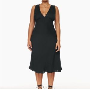 Aritzia Wilfred black orchestra dress